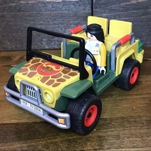 Vintage 1988 Playmobile Geobra Safari Jeep Jungle